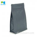 250G Matte Black Coffee Zipper torebka